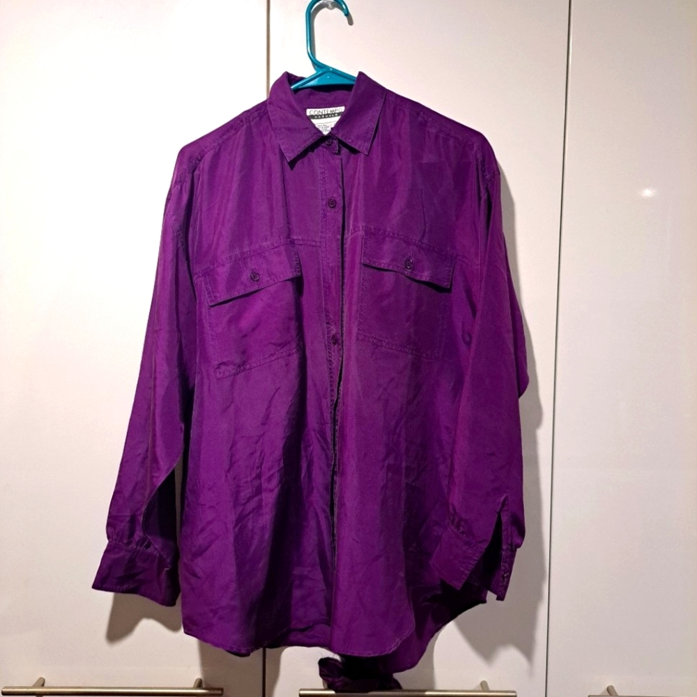 Vintage 💯 Silk Shirt